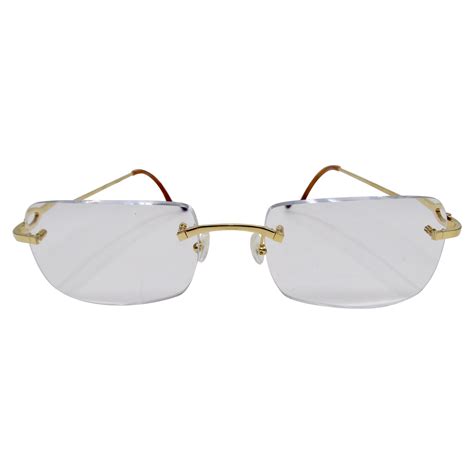 buy cartier glasses online|cartier rimless rectangular frame glasses.